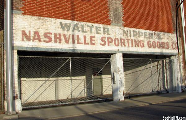 Walter Nipper's Nashville Sporting Goods rear entrance