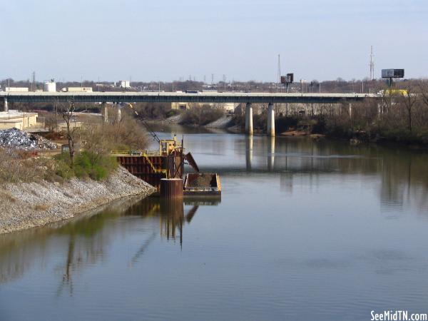 Cumberland River Upstream from Gateway Bridge