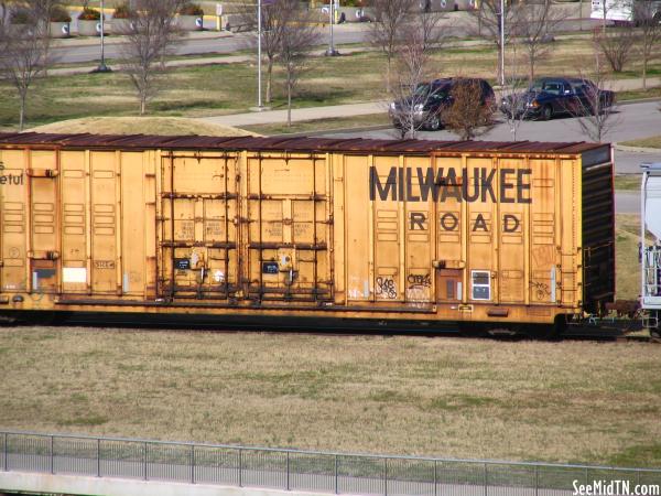 Milwaukee Road train car
