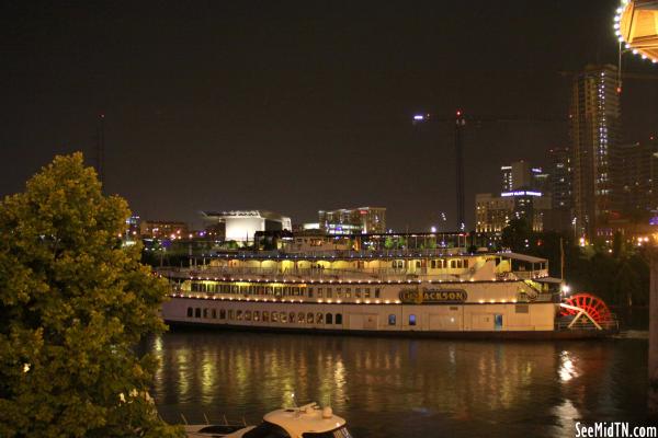 General Jackson Riverboat at night