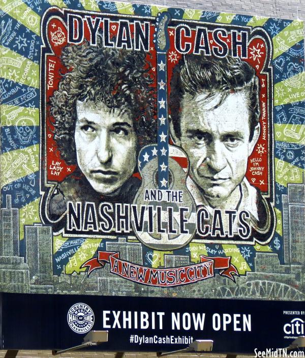 Dylan + Cash exhibit billboard