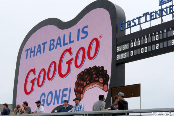 First Tennessee Park - GooGoo Gone home run