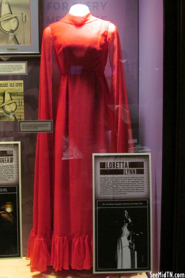 Ryman Auditorium - Loretta Lynn's dress
