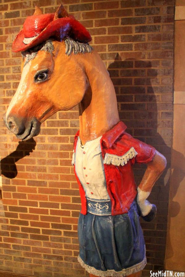 Opryland Hotel lady horse
