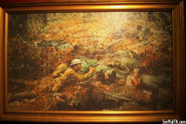Tennessee State Military Museum - Sgt. Alvin York painting