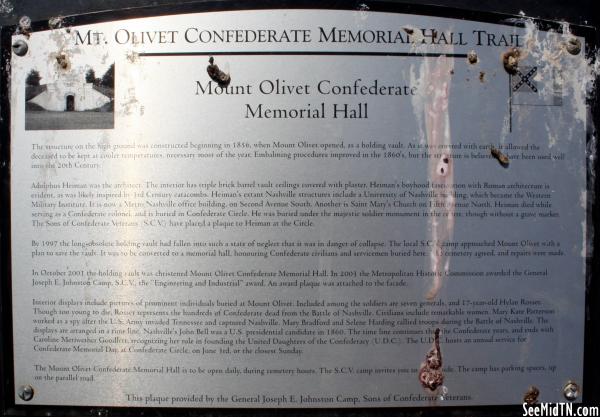 Mt. Olivet Confed. Mem Hall Trail