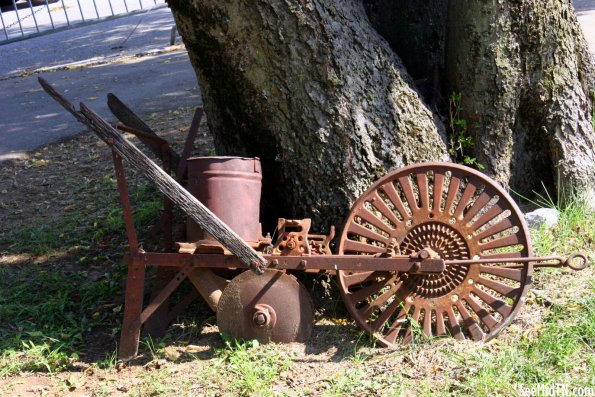 Volunteer Village: Old farm equipment