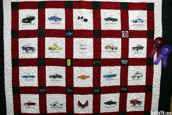 Creative Arts: Muscle Car quilt