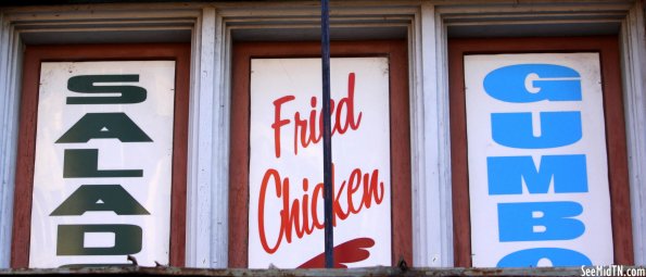 Salad - Fried Chicken - Gumbo