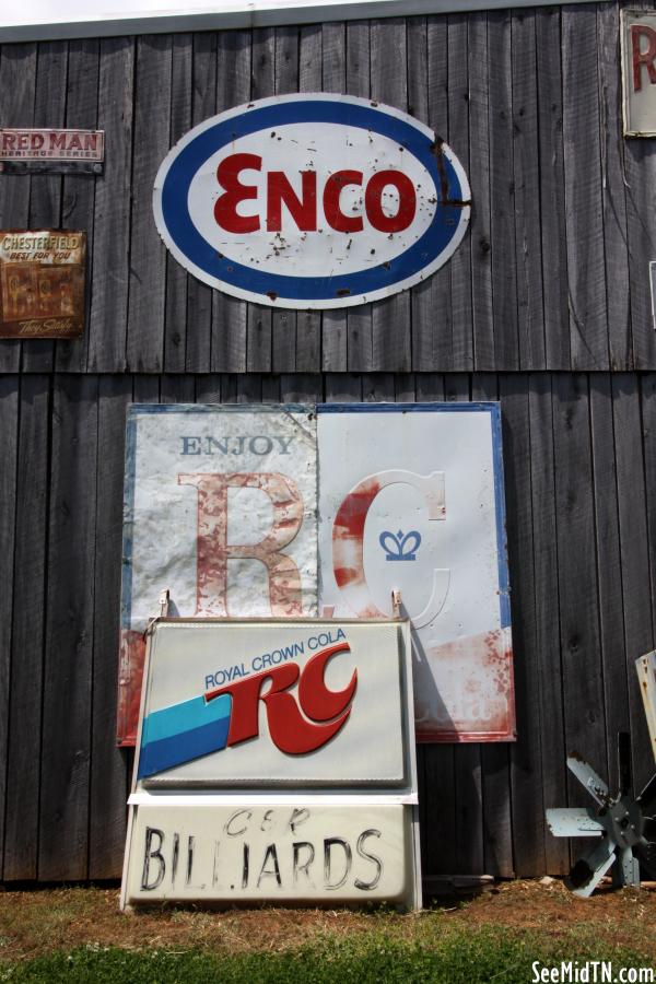 Enco &amp; RC Cola signs