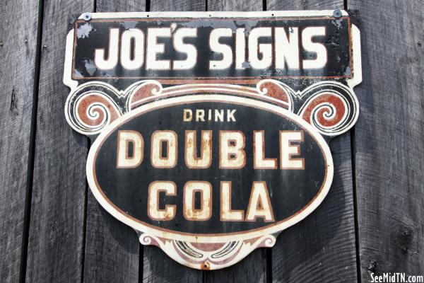 Joe's Signs Double Cola