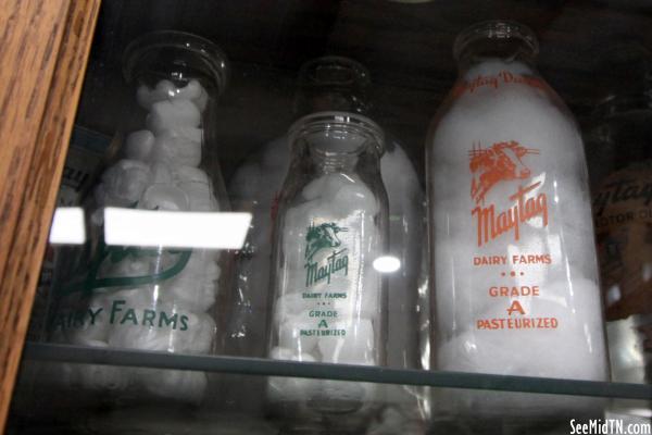 Maytag Dairy Farms milk bottles
