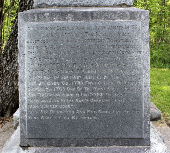 Bledsoe's Fort: Cemetery