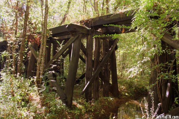 Abandoned Tennessee Central Trestle over Marks Creek