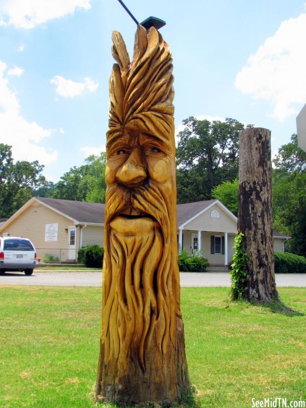 Kingston Springs carved tree stump