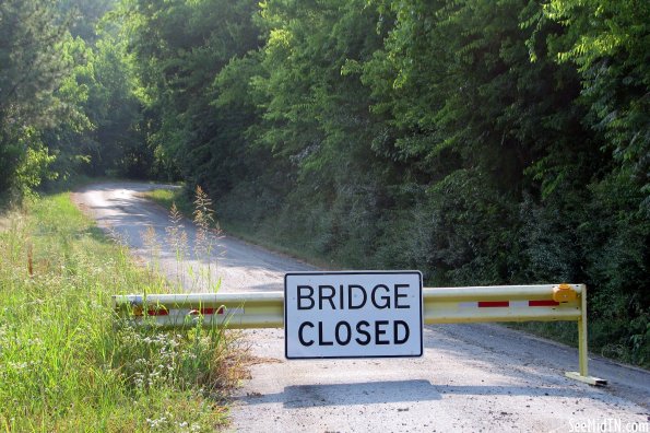 Bridge Closed along Tunnel Hill Rd. - Diana