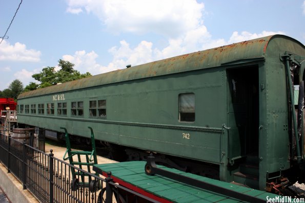 Lynnville Depot Museum NCStL Passenger Car 742