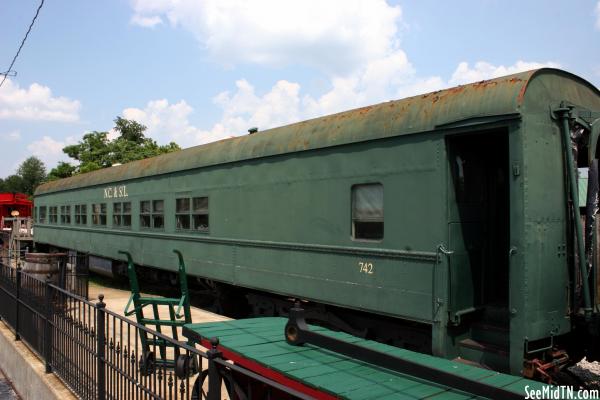 Lynnville Depot Museum NCStL Passenger Car 742