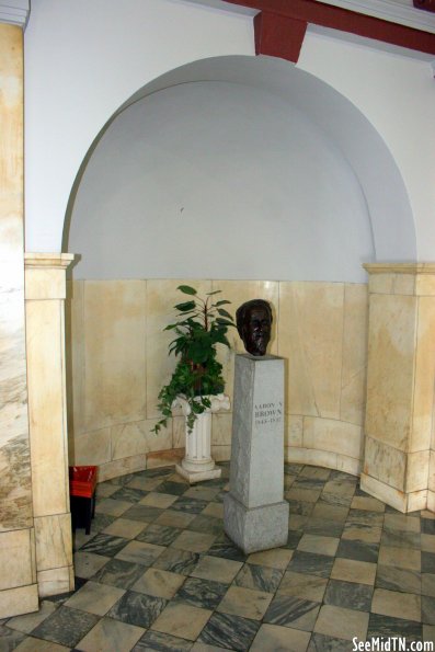 Courthouse Bust of Aaron V Brown