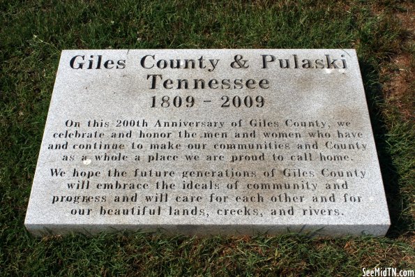 County Bicentennial Marker