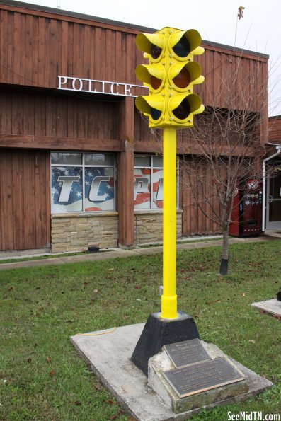 Tracy City's First Traffic Light 