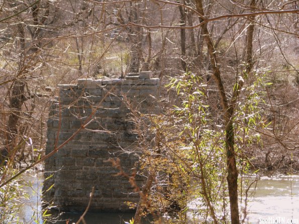 Old Bridge Pier for State Route 48 over Duck River