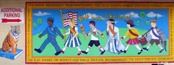 Walk With Character mural