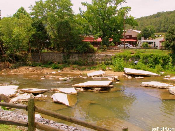 Hurricane Mills bridge, site of the 