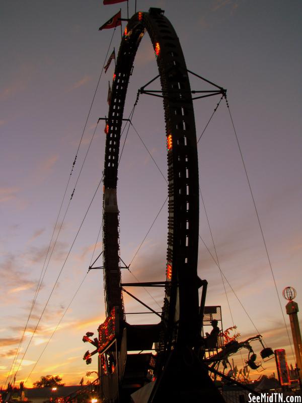 Ring of Fire at dusk