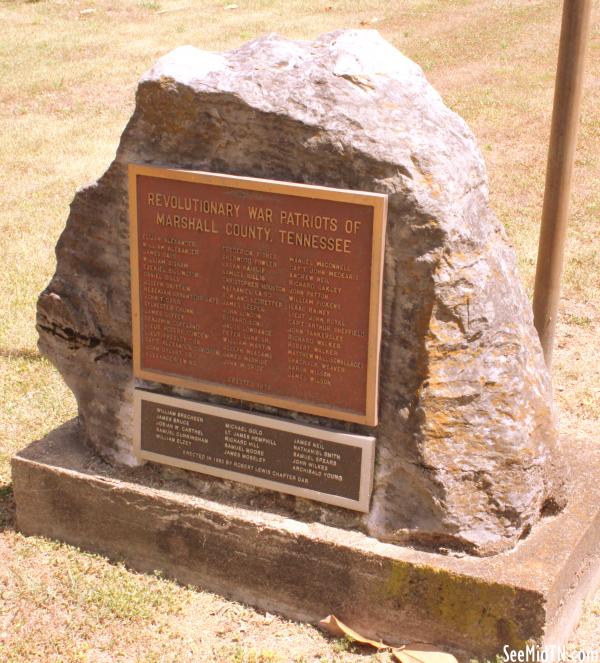 Revolutionary War Patriots of Marshall County, TN