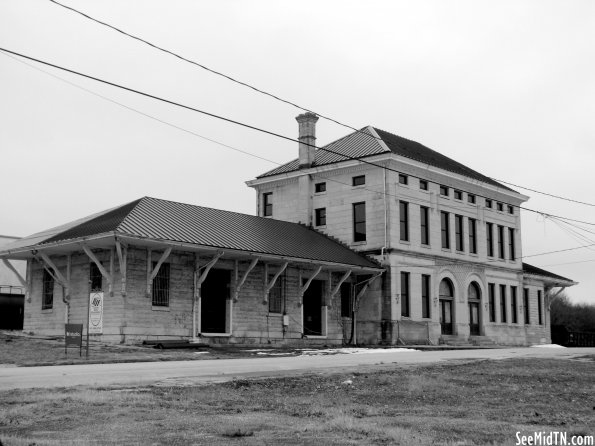 Columbia, TN Union Station (b&w)