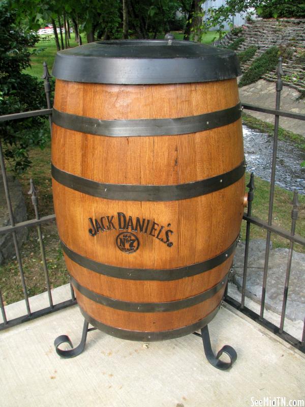 Jack Daniels Visitor Center  Trash Barrel