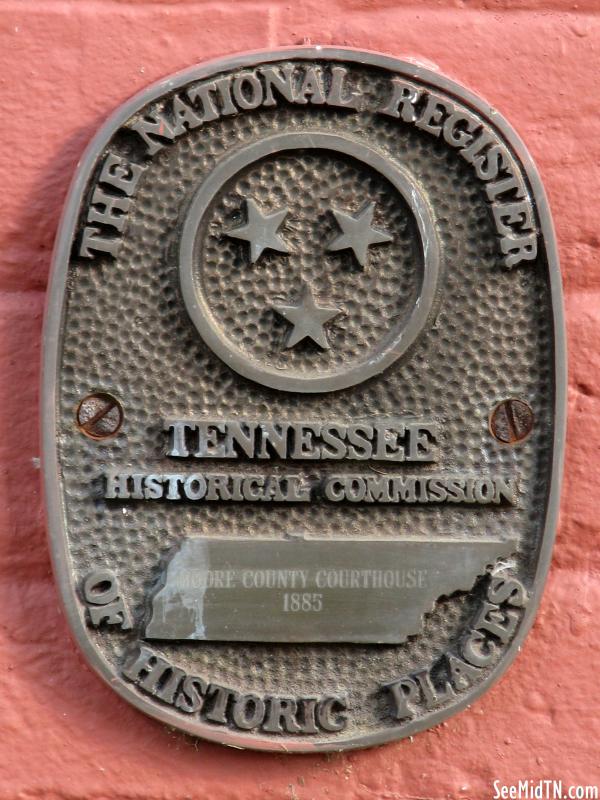 Courthouse National Register Plaque