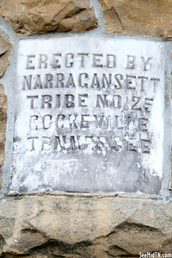 Standing Stone Monument engraving - Monterey