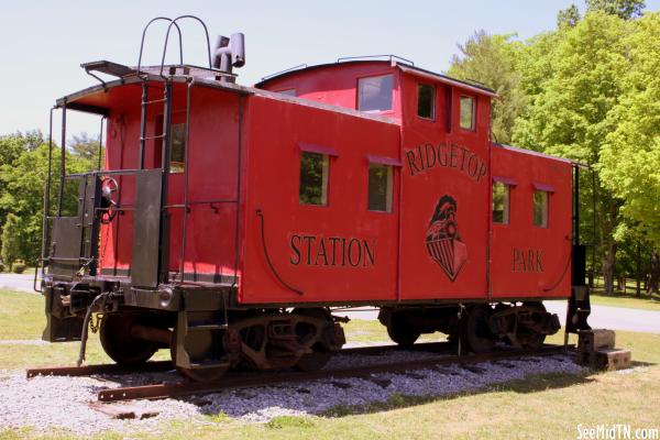 Ridgetop Station Park caboose