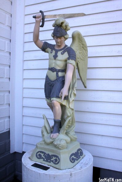 St. Michael's Catholic Church - St. Michael Statue