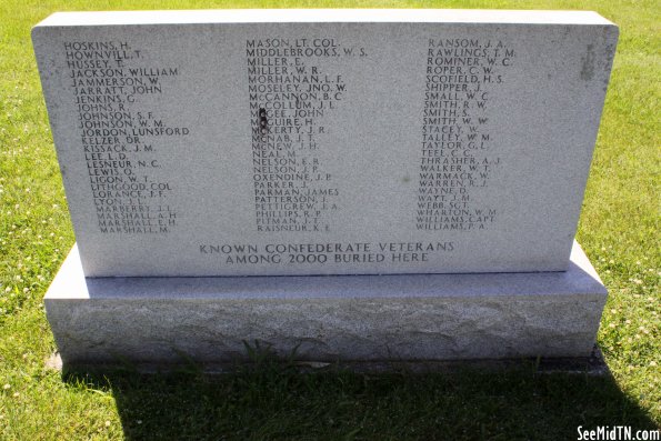 Evergreen Cemetery Confederate Circle