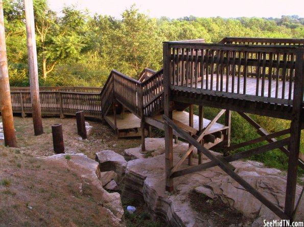 Fort Grainger Stairs to Deck