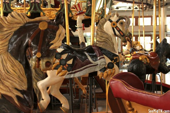 Carousel White Horse