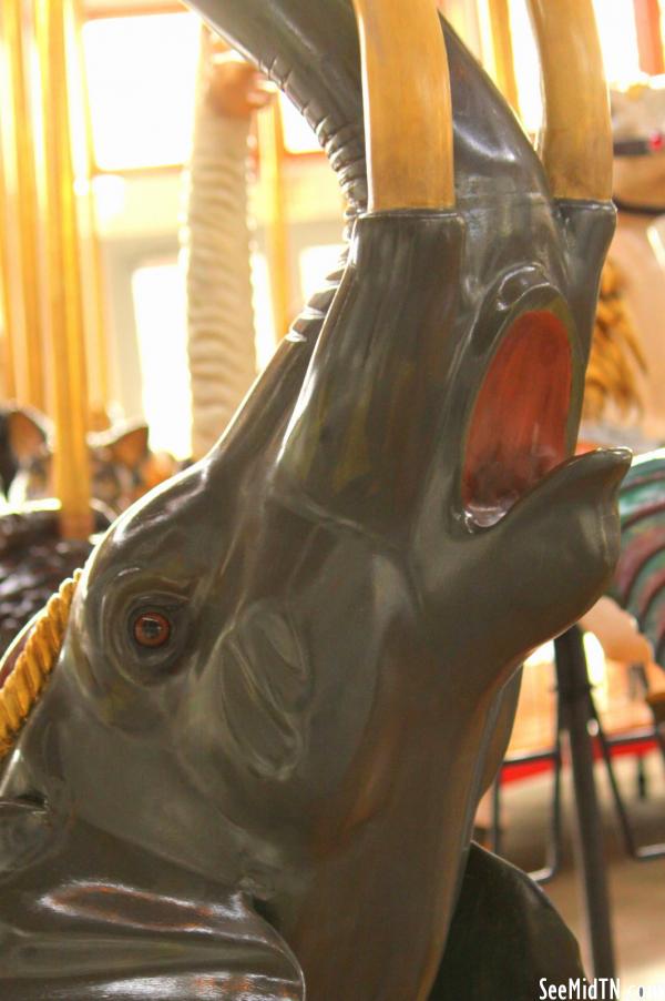 Carousel Elephant detail