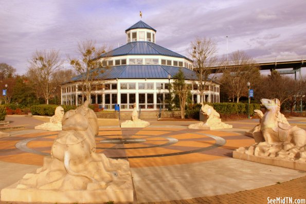 Fountain and Carousel