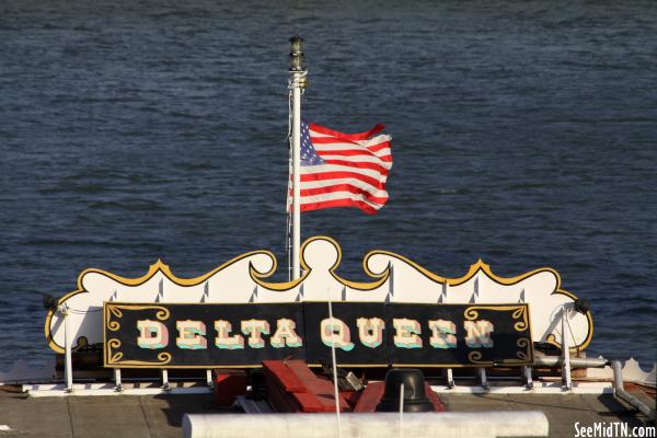 Delta Queen and Flag
