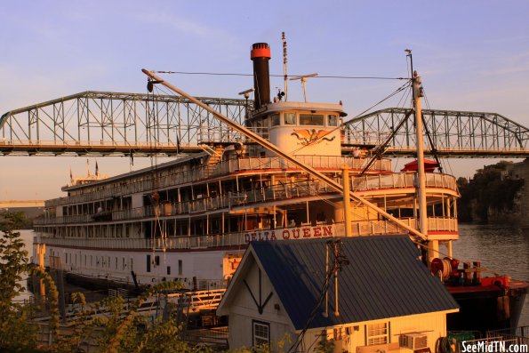 Delta Queen just before sunset