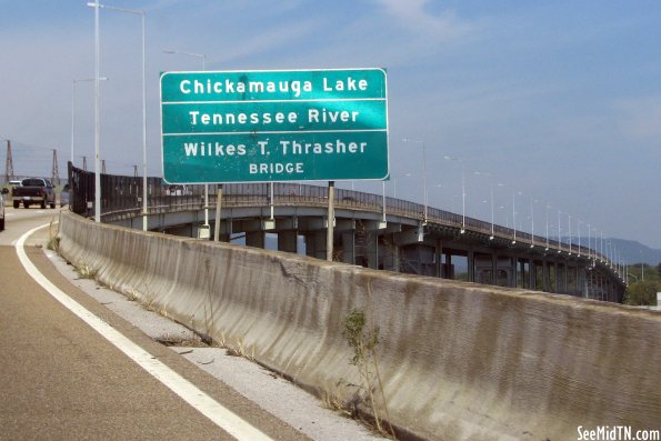 TVA Chickamauga Dam and Highway