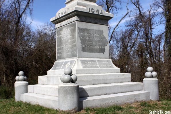 Iowa Monument Base Detail