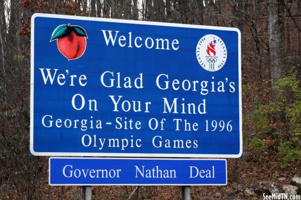 Georgia Welcome Sign