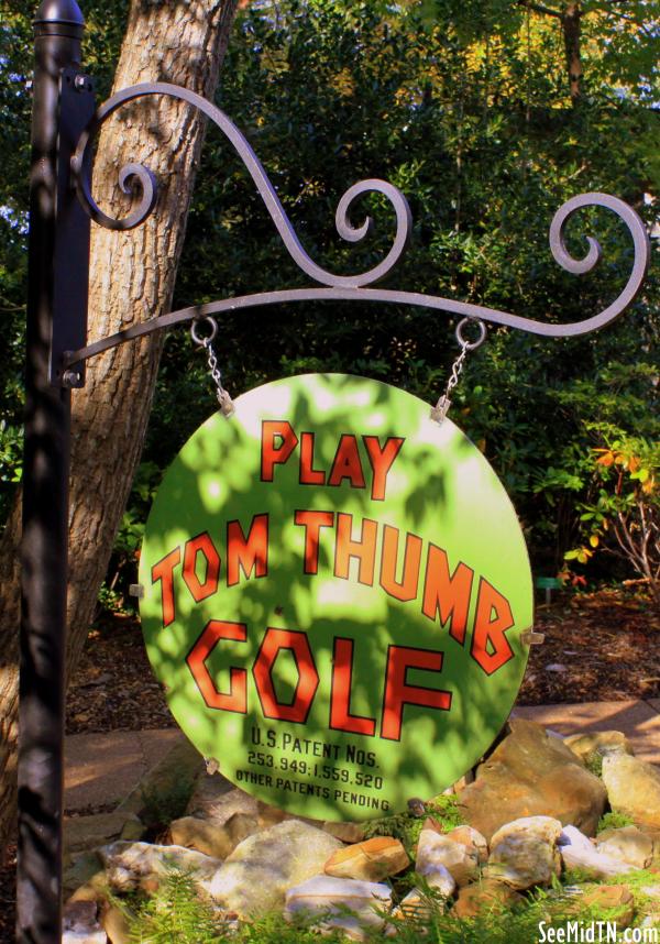 Tom Thumb Golf replica sign