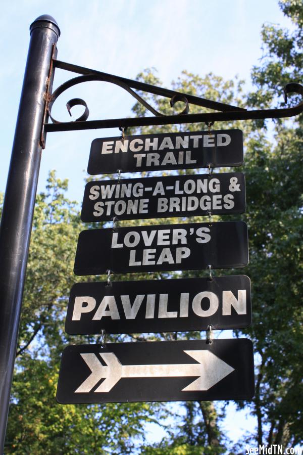 18: Enchanted Trail sign