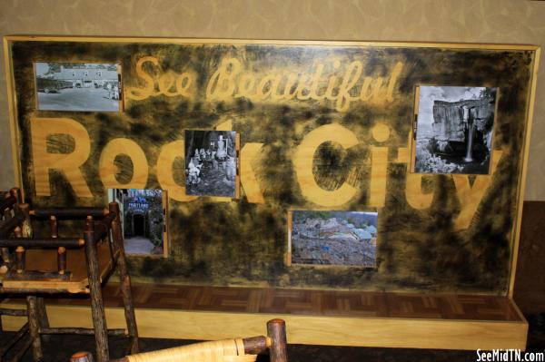 See Beautiful Rock City vintage sign
