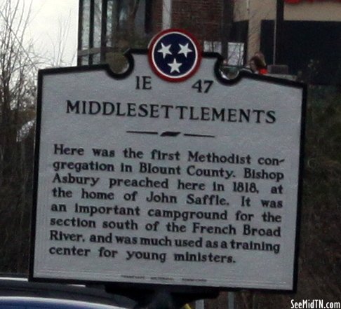 Blount: Middlesettlements